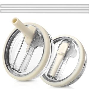 2pcs 30oz Leak-Proof Tumbler Lids with Straws